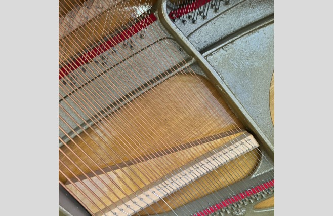 Bentley Satin Teak Mini Upright Piano, Used - All Inclusive Premium Package (SN:136440) - Image 14